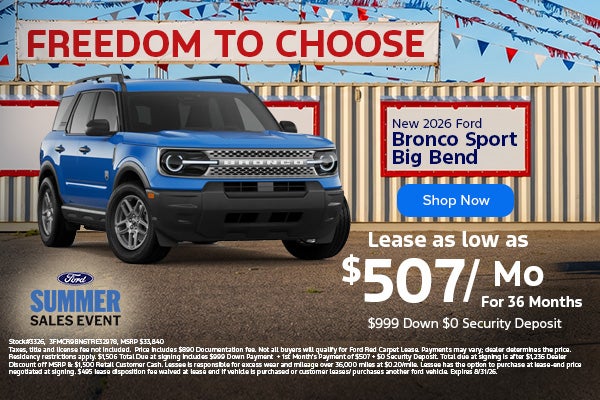 2026 BRONCO SPORT