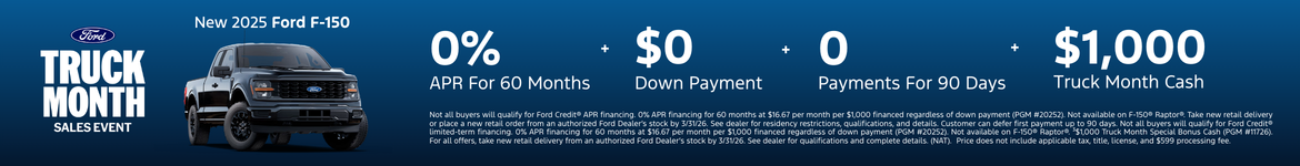 New 2025 Ford F-150