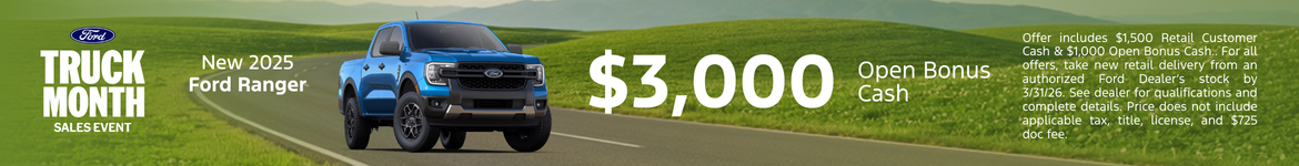 New 2025 Ford Ranger 