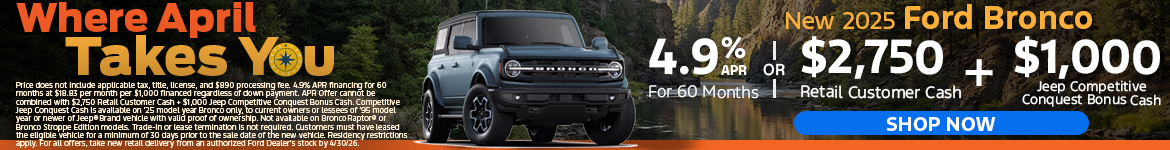 New 2025 Ford Bronco