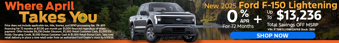New 2025 Ford F-150 Lightening