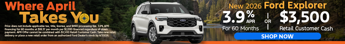 New 2026 Ford Explorer