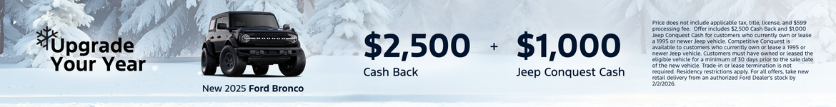 New 2025 Ford Bronco