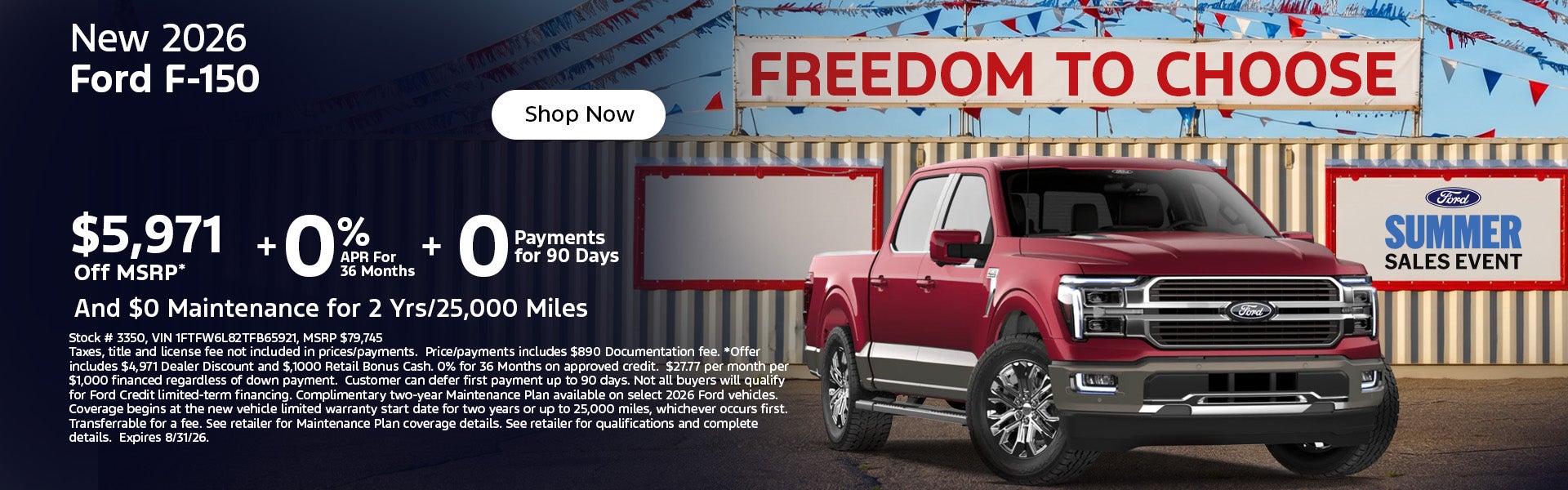 New 2026 Ford F-150 