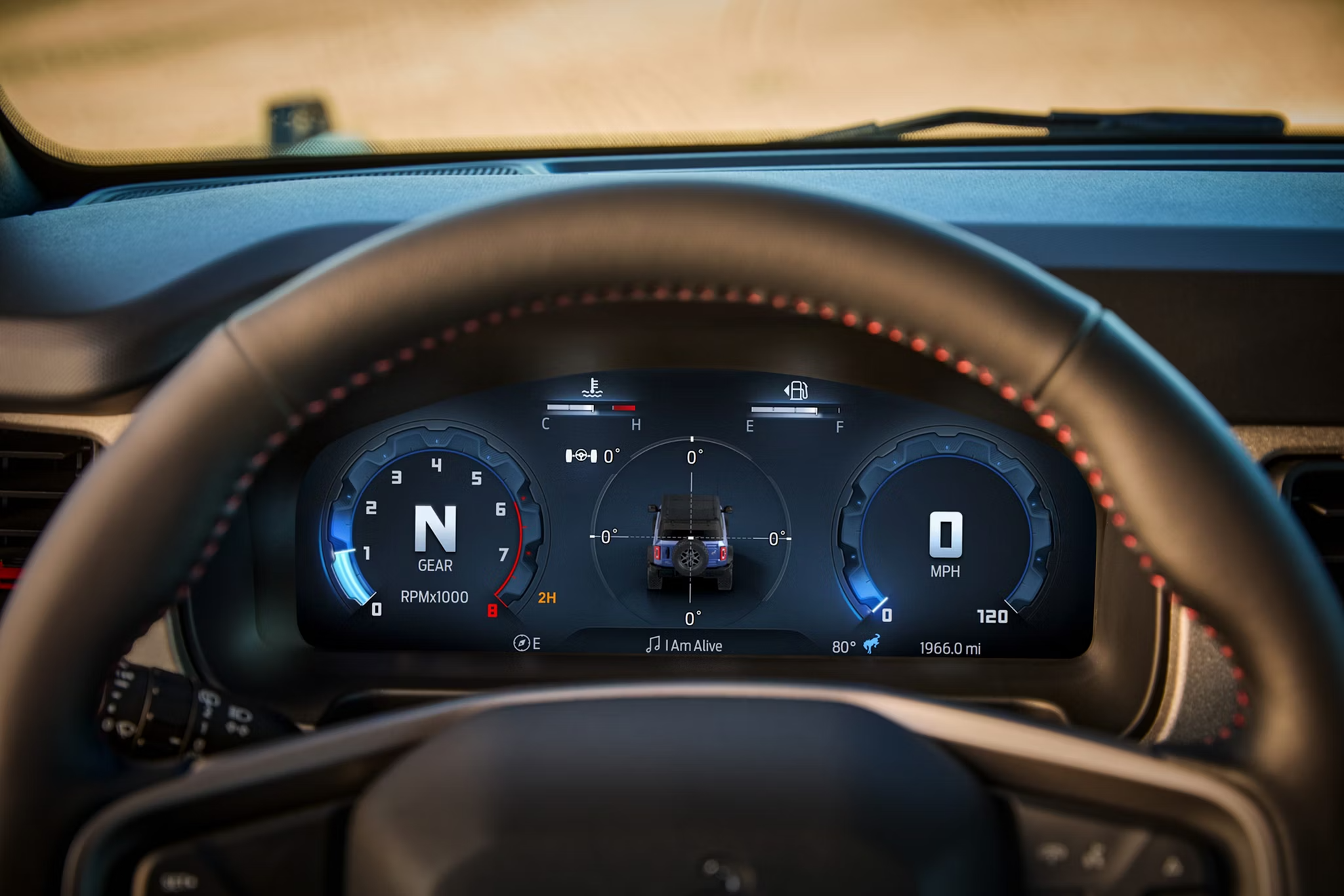2026 Bronco -- Interior Steering