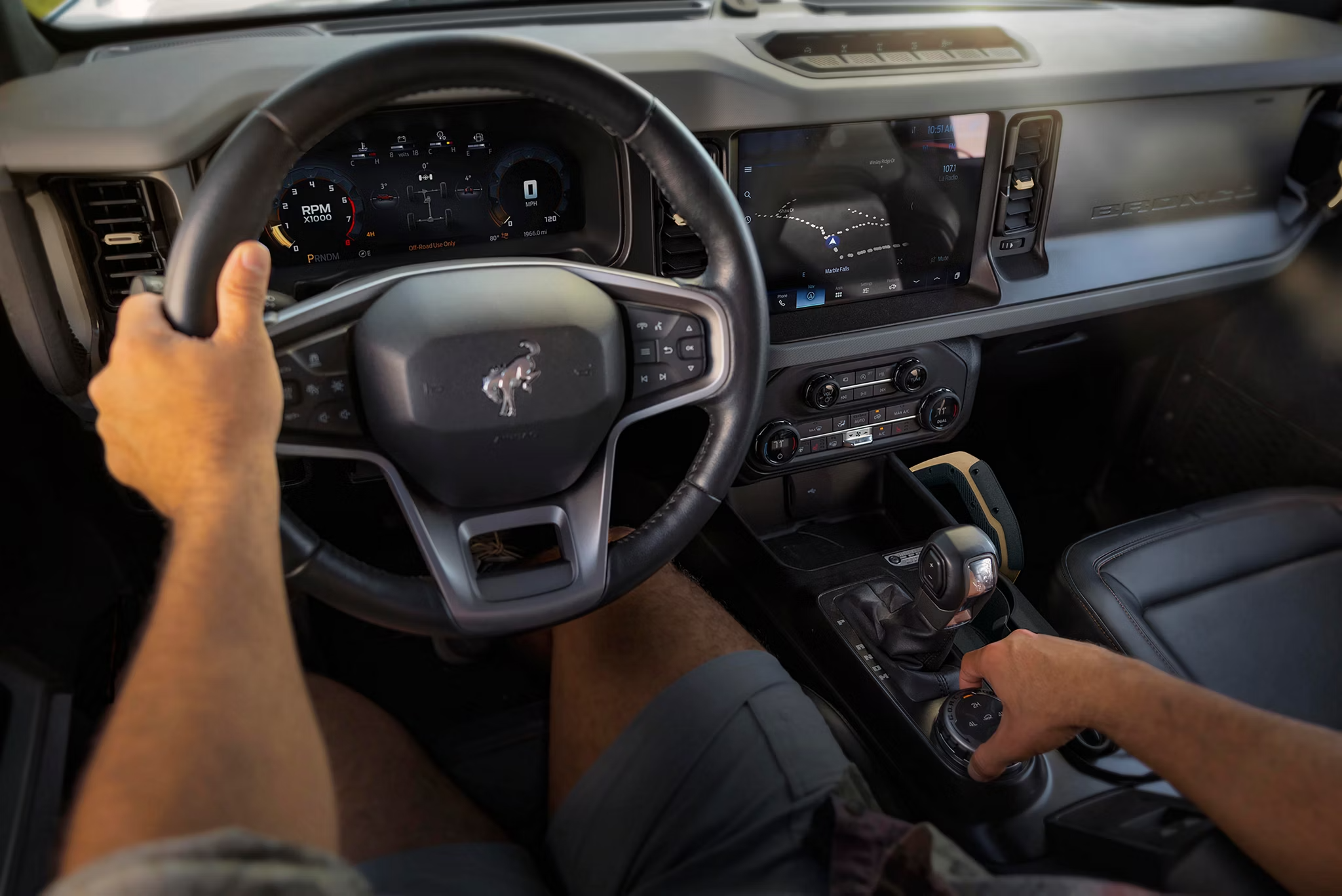 2026 Bronco -- Steering POV