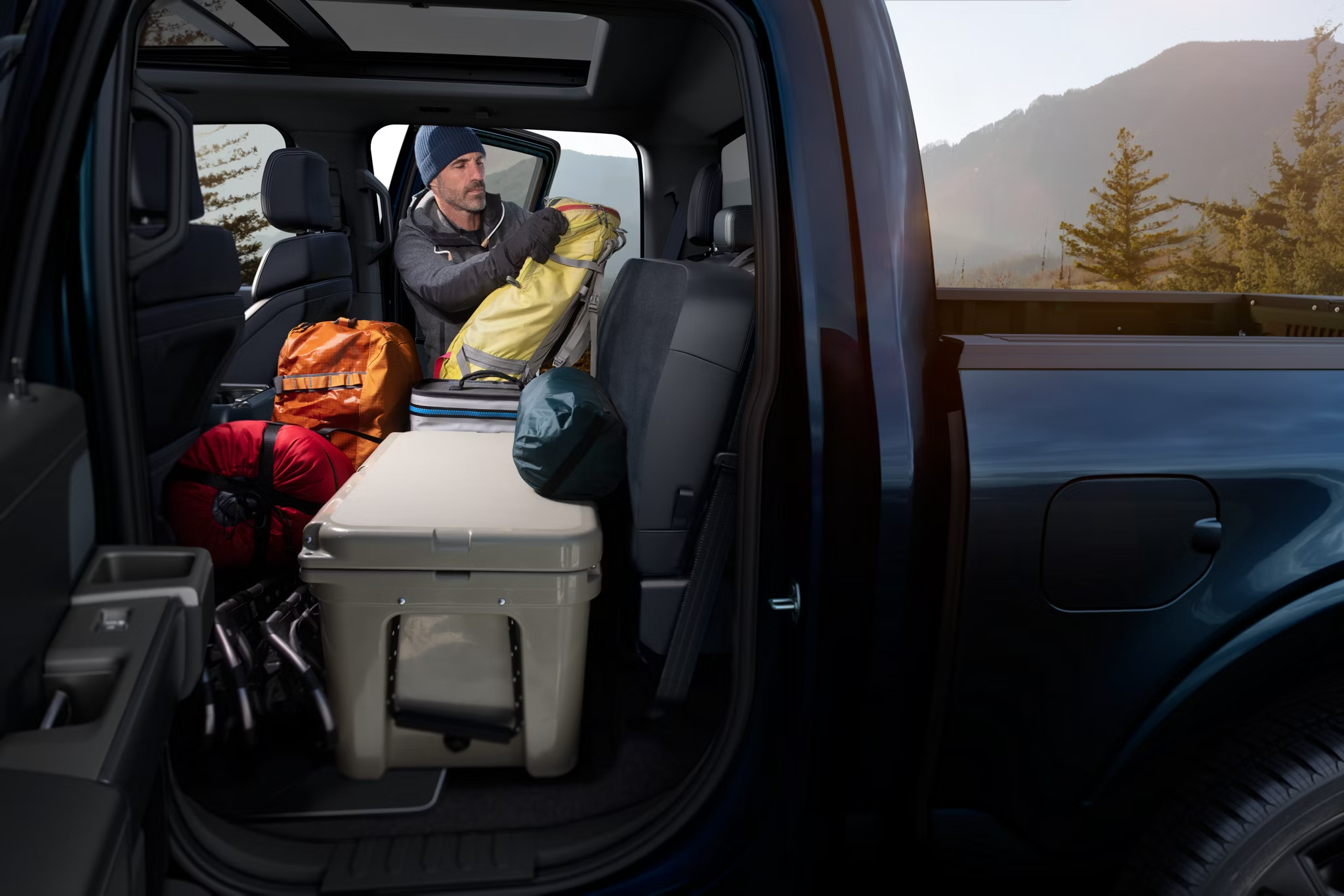 2026 F-150 -- Rear Seat Storage