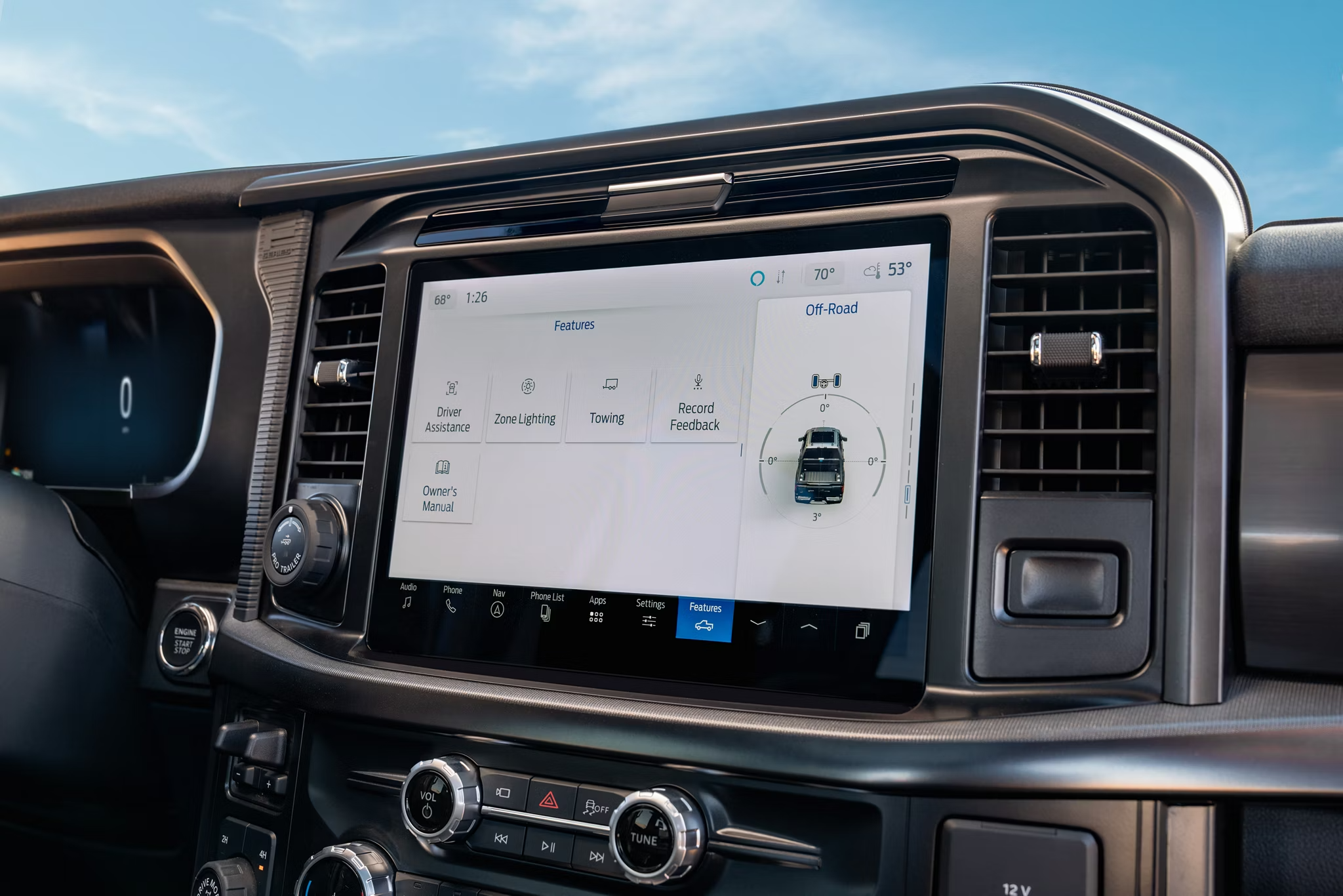 2026 F-150 Interior Display