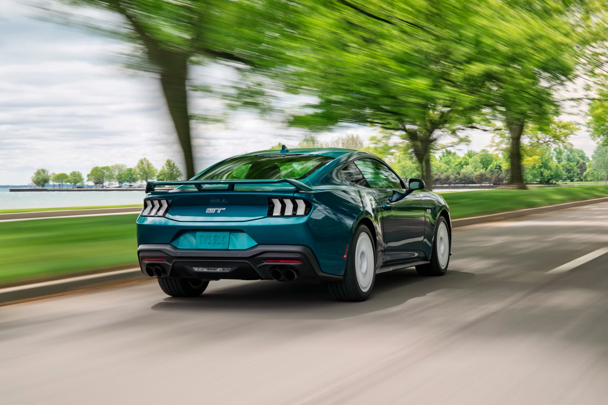 2026 Ford Mustang -- Action Rear
