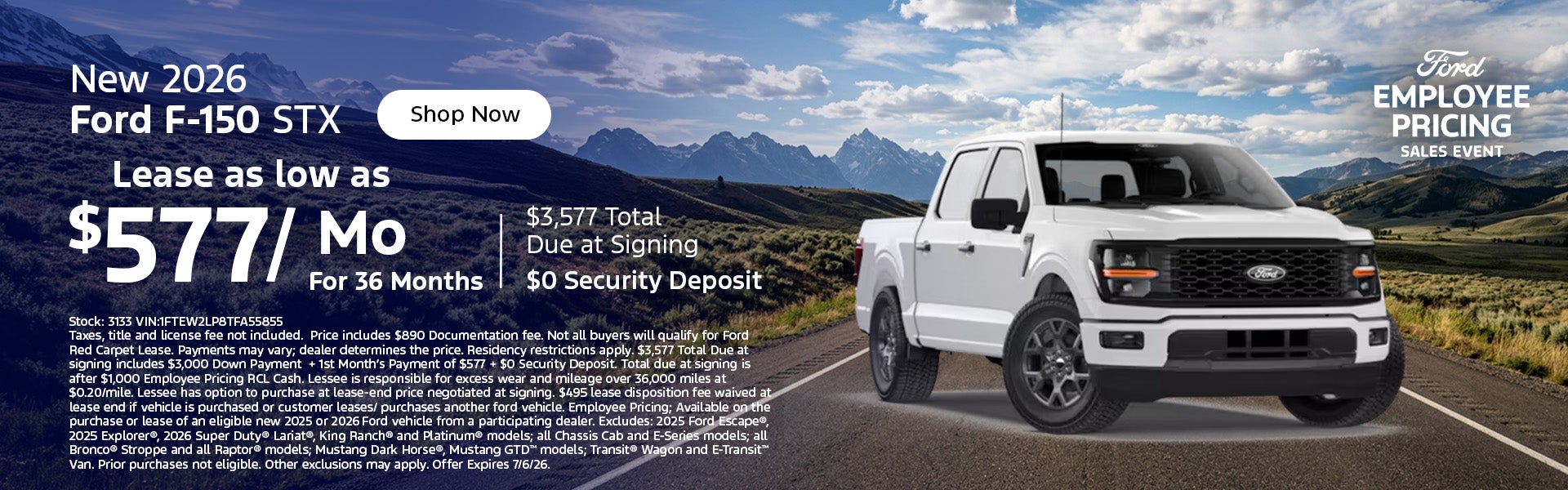 New 2026 Ford F-150 STX