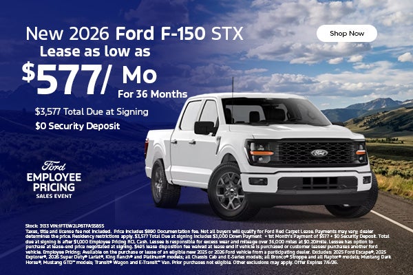 New 2026 Ford F-150 STX