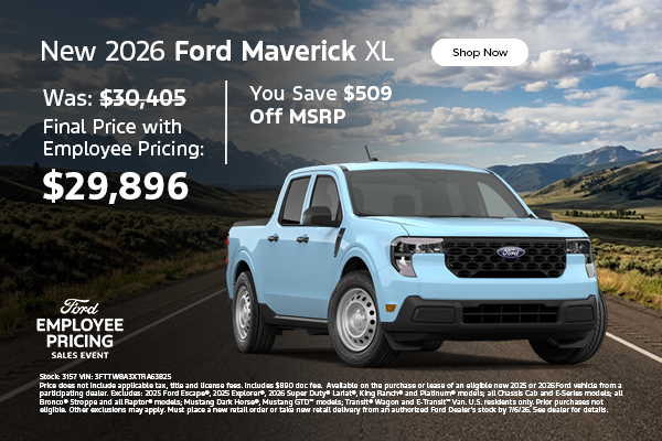 New 2026 Ford Maverick XL