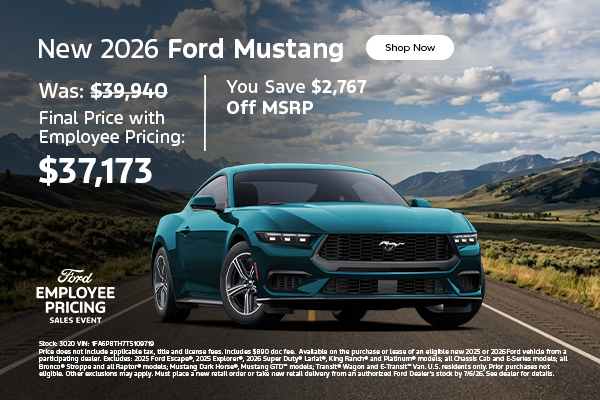 New 2026 Ford Mustang
