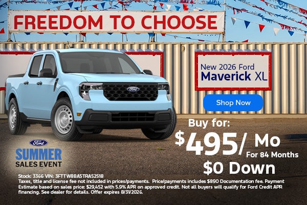 New 2026 Ford Maverick XL