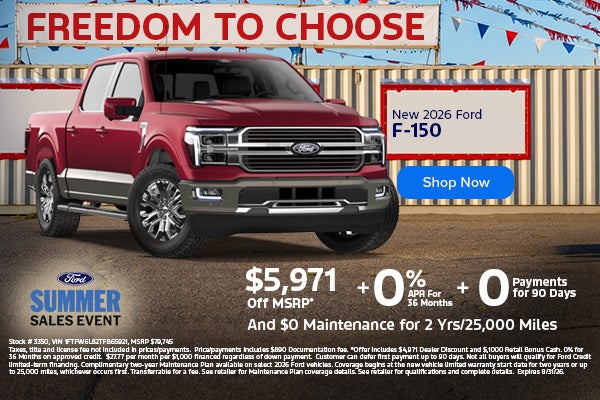 New 2026 Ford F-150 
